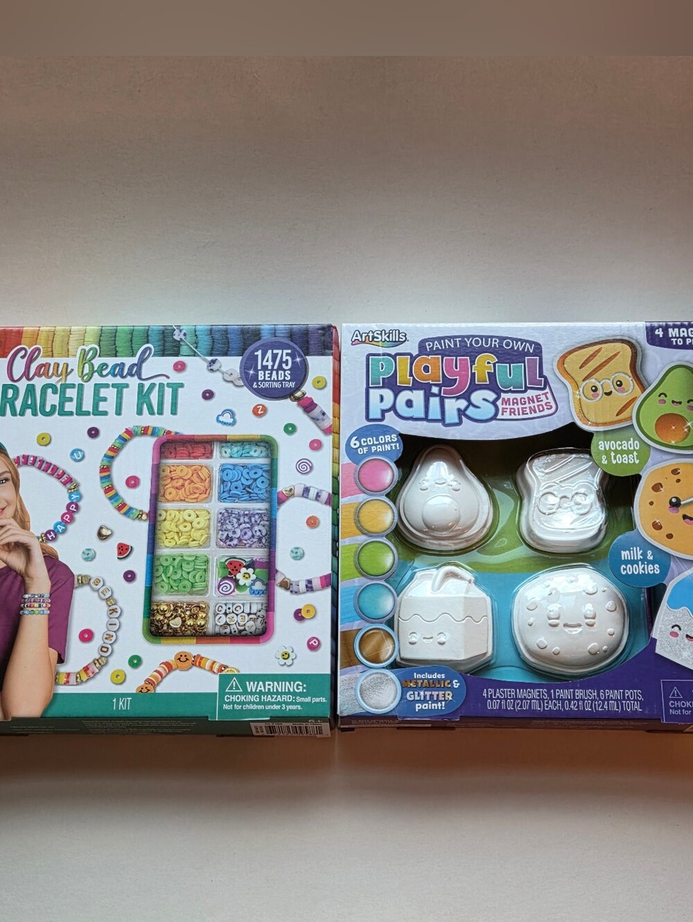 Playful Pairs Paint-Your-Own Magnet Friends Set - White